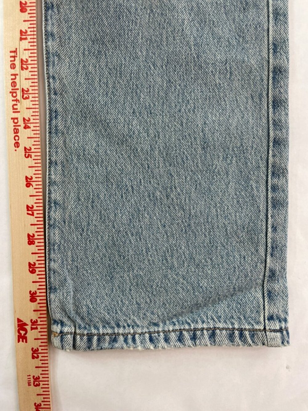 Garage Denim Slouchy Jeans Willow Blue Organic Cotton Blend Wmns Sz 00/23 $70NWT - Picture 7 of 8